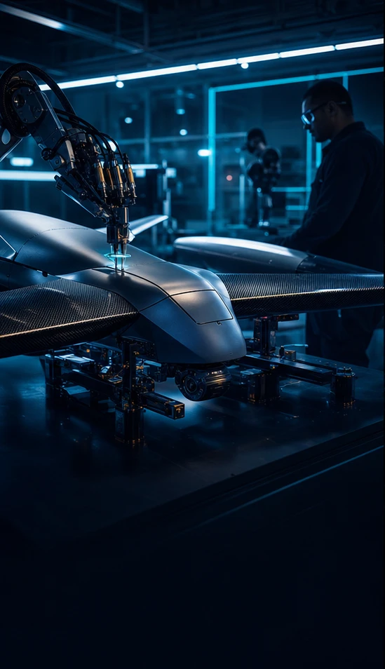 Drone manufacturing facility