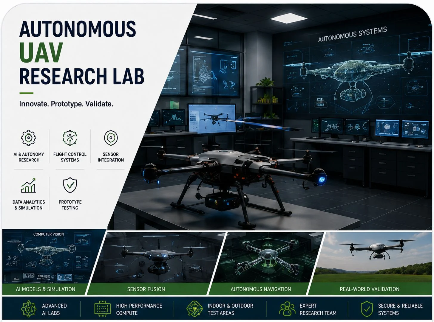 Autonomous UAV Research Lab